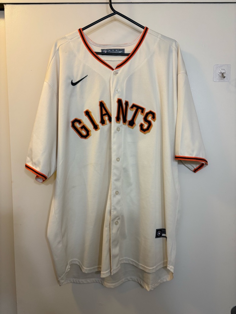 Nike San Francisco Giants Crawford Cream Baseball Jersey